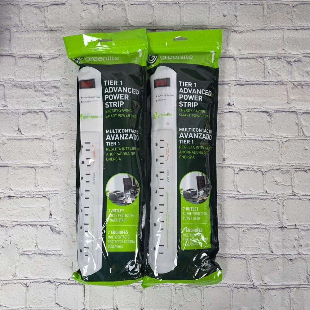 Greenlite Tier 1 Advanced Power Strip Energy Saving Smart Power Bar 7 Outlet (2)